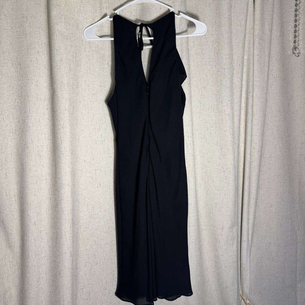 Venus Black Cocktail Dress Women 6 Fitted Evening Party Classic - Picture 5 of 9